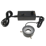 Maxbell 30mm Stereo Microscope Ring Light Lamp Illuminator Kit with Power Adapter