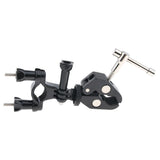 Maxbell Aluminum Alloy Bicycle Motorcycle Fixed Clip Mount for Zhiyun Smooth Q / DJI OSMO Mobile 2 Gimbal Stabilizer