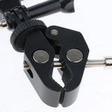 Maxbell Aluminum Alloy Bicycle Motorcycle Fixed Clip Mount for Zhiyun Smooth Q / DJI OSMO Mobile 2 Gimbal Stabilizer
