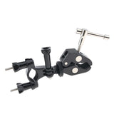 Maxbell Aluminum Alloy Bicycle Motorcycle Fixed Clip Mount for Zhiyun Smooth Q / DJI OSMO Mobile 2 Gimbal Stabilizer
