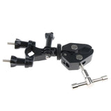 Maxbell Aluminum Alloy Bicycle Motorcycle Fixed Clip Mount for Zhiyun Smooth Q / DJI OSMO Mobile 2 Gimbal Stabilizer