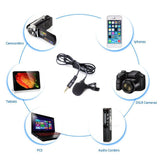 Maxbell BY-LM10 Omnidirectional Lavalier Clip Microphone for DSLR Audio Camera Camcorder PC Smartphones