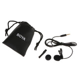 Maxbell BY-LM10 Omnidirectional Lavalier Clip Microphone for DSLR Audio Camera Camcorder PC Smartphones
