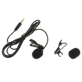 Maxbell BY-LM10 Omnidirectional Lavalier Clip Microphone for DSLR Audio Camera Camcorder PC Smartphones