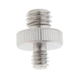 Maxbell Double Head Stud with 1/4" to 3/8" Thread for Cameras Camcorder