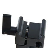 Max Single 15mm Rod Lock Clamp with Hot Shoe for  DSLR Camera Camcorder Rig 1254