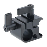 Max Single 15mm Rod Lock Clamp with Hot Shoe for  DSLR Camera Camcorder Rig 1254