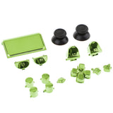Max Chrome Plating Controller Thumbstick Trigger Buttons for Sony PS4 Pro Green
