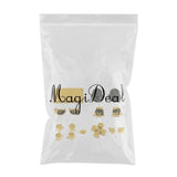 Max Chrome Plating Controller Thumbstick Trigger Buttons for Sony PS4 Pro Gold