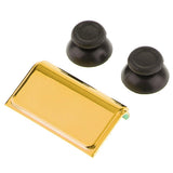 Max Chrome Plating Controller Thumbstick Trigger Buttons for Sony PS4 Pro Gold