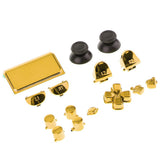 Max Chrome Plating Controller Thumbstick Trigger Buttons for Sony PS4 Pro Gold