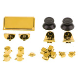 Max Chrome Plating Controller Thumbstick Trigger Buttons for Sony PS4 Pro Gold