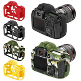 Max Camera Silicone Case Bag Rubber Soft protective Cover Skin for Canon 5D4 Red