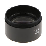 Max 1.5X Barlow Aux Objective Lens for Stereo Microscope 1-7/8" M48x0.75 WD45