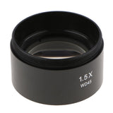 Max 1.5X Barlow Aux Objective Lens for Stereo Microscope 1-7/8" M48x0.75 WD45