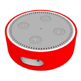 Maxbell Protective Case for Echo Dot 2 Soft Silicone Anti-dust Cover Red