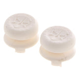 Maxbell 2Pcs Thumb Grips Protector Cap Cover For Playstation 4 PS4 Controller White
