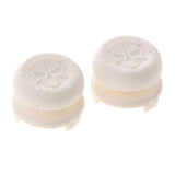 Maxbell 2Pcs Thumb Grips Protector Cap Cover For Playstation 4 PS4 Controller White