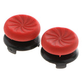 Maxbell 2Pcs Thumb Grips Protector Cap Cover For Playstation 4 PS4 Controller Red