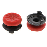 Maxbell 2Pcs Thumb Grips Protector Cap Cover For Playstation 4 PS4 Controller Red