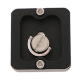 Maxbell PU-40 Camera Quick Release Plate Universal Mount for Tripod Ball Head .w/ 1/4 Inch Standard Screw Compatible with Arca Swiss