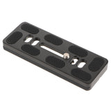 Maxbell PU-100 Camera Quick Release Plate Universal Mount for Tripod Ball Head .w/ 1/4 Inch Standard Screw Compatible with Arca Swiss