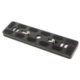 Maxbell PU-150 Camera Quick Release Plate Universal Mount for Tripod Ball Head .w/ 1/4 Inch Standard Screw Compatible with Arca Swiss