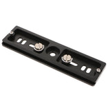 Maxbell PU-150 Quick Release Plate Metal QR Clamp with 1/4'' Adapter for Manfrotto Arca Swiss Camera Tripod Ball Head - 150*38.5mm