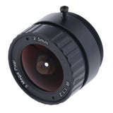 Maxbell Camera IR Lens 2.5mm F1.2 3 Megapixel Fixed IRIS CCTV Lenses CS Mount Format 1/2.5-inch