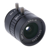 Max 6mm HD 3MP F1.2 Fixed Focus CS Mount Lens for 1/2" CCD CCTV Security Camera