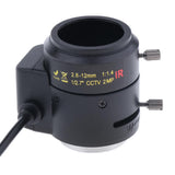 Max 2.8-12mm F1.4 1/2.7" Auto IRIS Varifocal CCTV Lens CS Mount for HD Camera