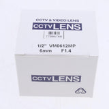 Max 6MM F1.4 1/2" CS Mounting Varifocal Manual Iris Lens for CCTV CCD Camera 3MP