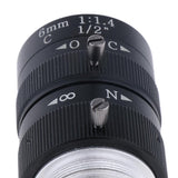 Max 6MM F1.4 1/2" CS Mounting Varifocal Manual Iris Lens for CCTV CCD Camera 3MP