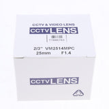 Max 25mm HD 5MP F1.4 Fixed Focus CS Mount Lens for 2/3" CCD CCTV Security Camera