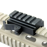 Maxbell 5-Slot Quick Detach Release 1/2" Low Profile Riser QD Mount Picatinny Rail