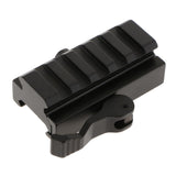 Maxbell 5-Slot Quick Detach Release 1/2" Low Profile Riser QD Mount Picatinny Rail