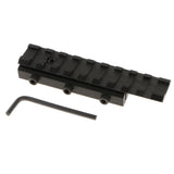 Maxbell Dovetail Weaver Picatinny Rail Adapter Extend 11mm to 20mm Scope Mount 10cm
