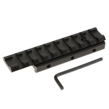 Maxbell Dovetail Weaver Picatinny Rail Adapter Extend 11mm to 20mm Scope Mount 10cm