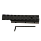 Maxbell Dovetail Weaver Picatinny Rail Adapter Extend 11mm to 20mm Scope Mount 10cm