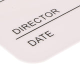 Max Film Movie Clapper Board Director Video Scene Cut Action Prop Clap White