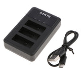 Max 3 Channel Battery Charger Cradle for Gopro Hero 5 6 7 Black Sport Cameras