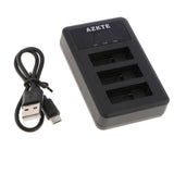 Max 3 Channel Battery Charger Cradle for Gopro Hero 5 6 7 Black Sport Cameras