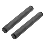 Maxbell 2Pcs 15mm Carbon Fiber Rod 4" 10cm Long for 15mm Rod Rail Support System