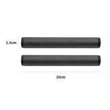 Maxbell 2Pcs 15mm Carbon Fiber Rod 4" 10cm Long for 15mm Rod Rail Support System