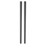 Maxbell 2Pcs 15mm Carbon Fiber Rod 16" 40cm Long for 15mm Rod Rail Support System