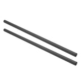 Maxbell 2Pcs 15mm Carbon Fiber Rod 16" 40cm Long for 15mm Rod Rail Support System