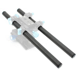 Maxbell 2Pcs 15mm Carbon Fiber Rod 16" 40cm Long for 15mm Rod Rail Support System