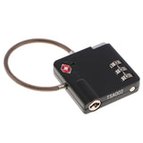Max TSA Luggage Travel Suitcase Code Lock 3 Digit Combination Padlock SKG-529B Black