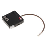 Max TSA Luggage Travel Suitcase Code Lock 3 Digit Combination Padlock SKG-529B Black