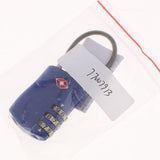 Max TSA Luggage Travel Suitcase Bag Code Lock 3 Digit Combination Padlock TSA002 Blue